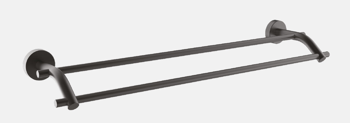 Double Towel Rail 600Mm - 14-LVA-DTR6-BLK