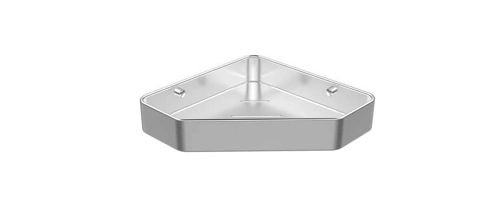 Diamond Shower Shelf - Silver - 14-UNI-CSS2-SLV