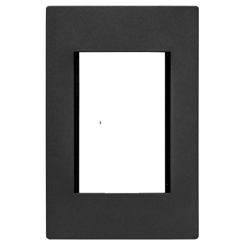 Crabtree Grid 3 Mod 2x4 (75x50mm) Cover + Yoke | 15301/249P