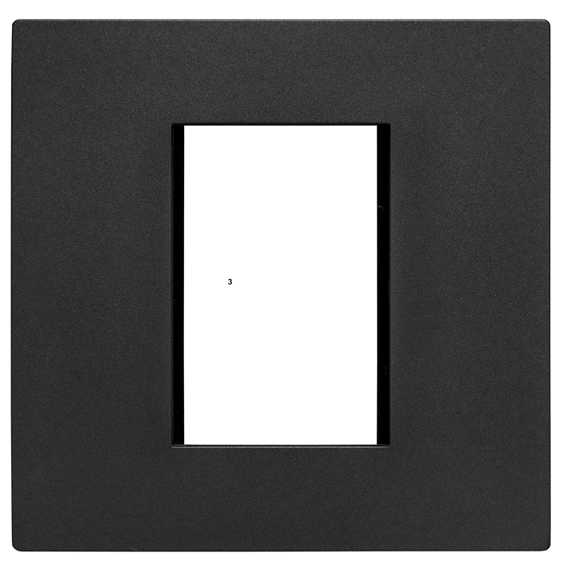 Crabtree Grid 3 Mod 4x4 (75x50mm) Cover + Yoke | 15302/249P