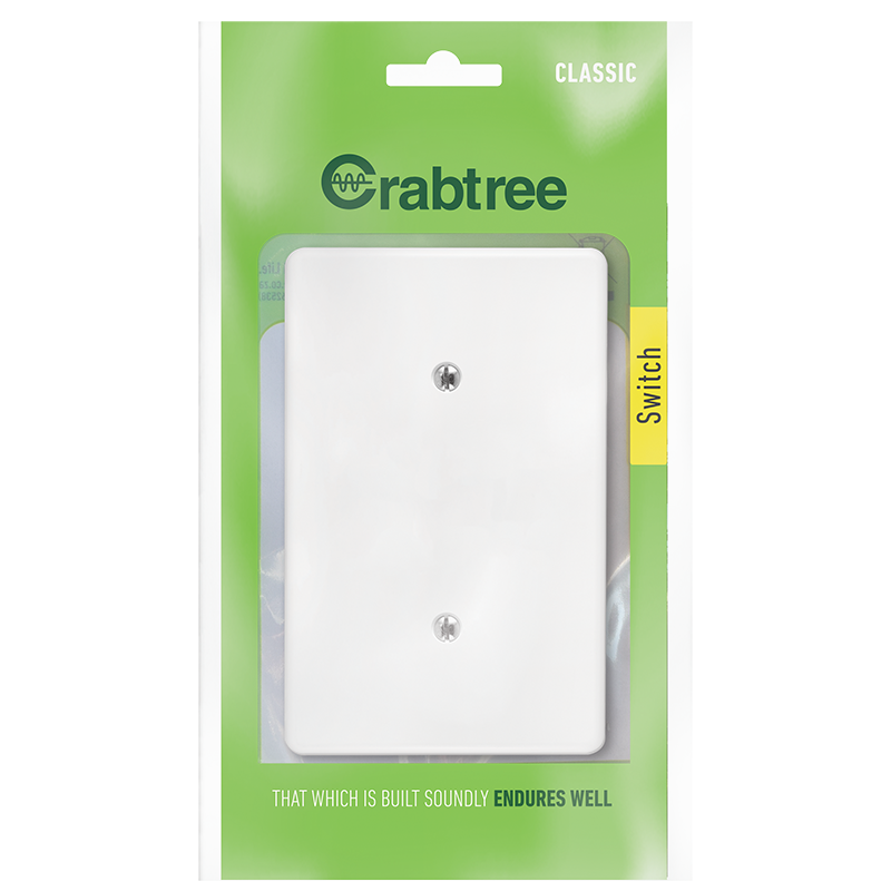 Classic 2x4 Blank Coverplate (Bag) - 18005/101