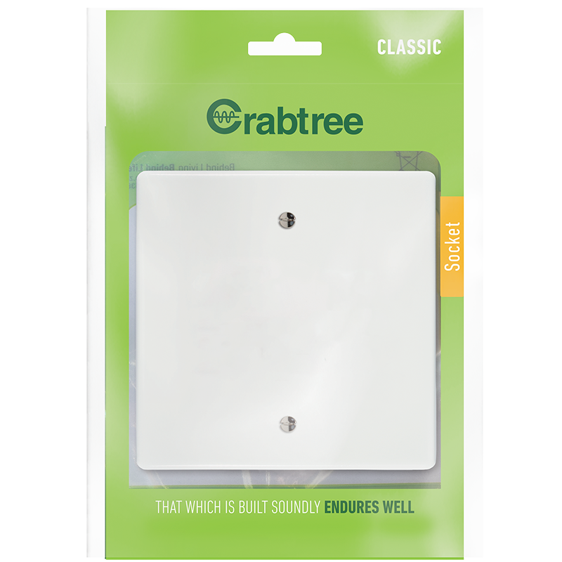 Classic 4x4 Blank Coverplate (Bag) - 18006/101
