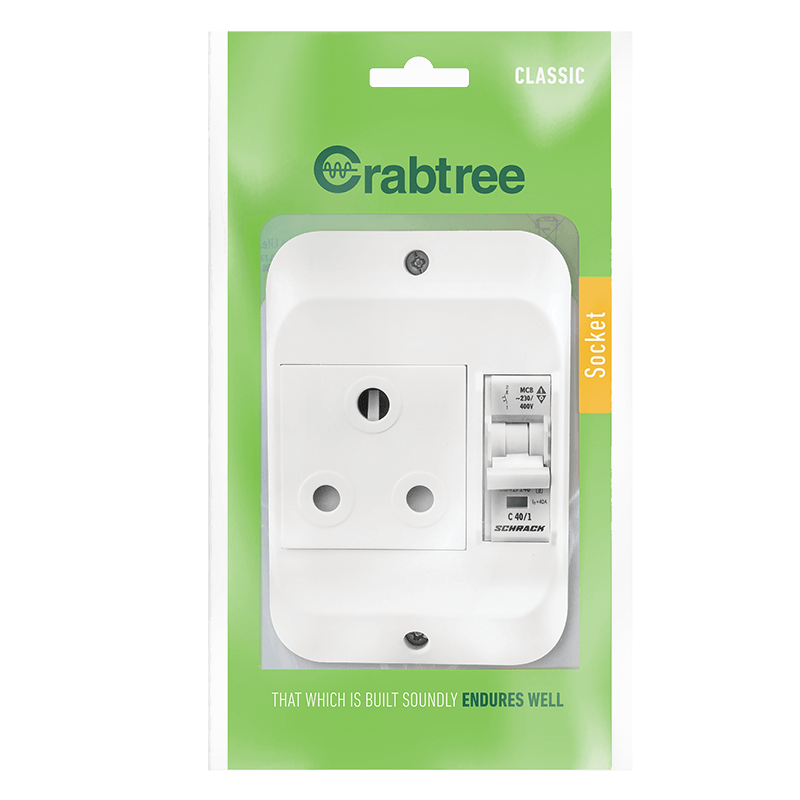Industrial Circuitbreak socket on Surface Box 16A | 18008/101