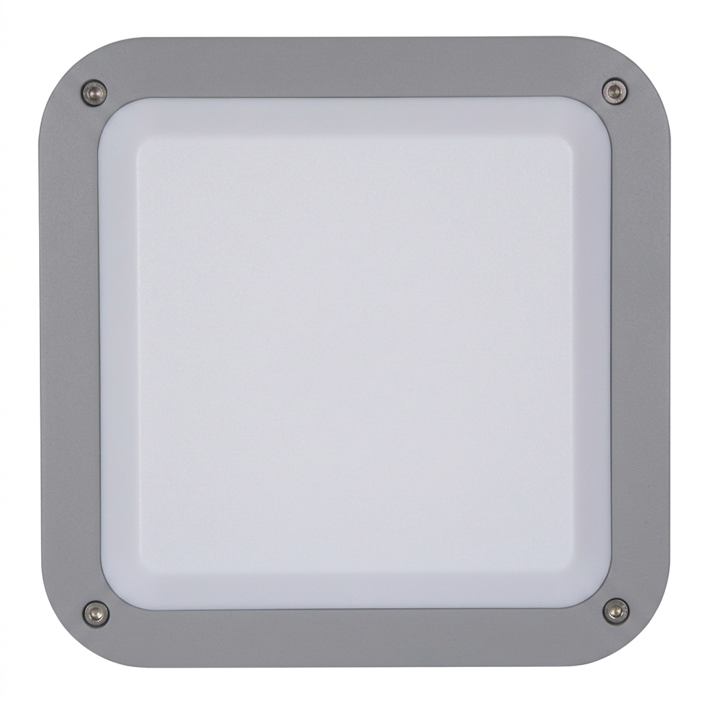 Bright Star BH120 GREY SQUARE ABS PLASTIC POLY COVER IP44 1X40W ES