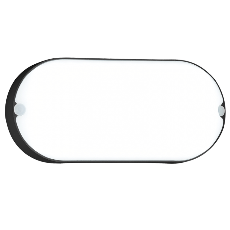 Bright Star BH134 BLACK 18W LED OVAL PVC 3000K (IP54)