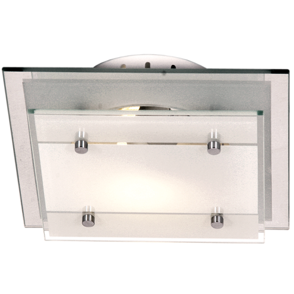 Bright Star CF1361 CHROME MIRROR FROSTED GLASS 1X 60W ES