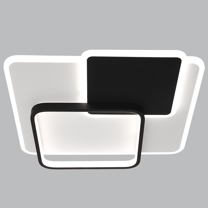 Bright Star CF612 CCT 45W LED CCT METAL & ACRYLIC BLK&WH 450MM