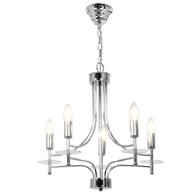 Bright Star CH663/5 CHROME POLISHED CHROME CHANDELIER 5X60W SES