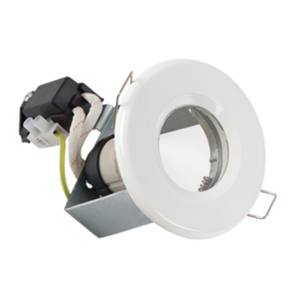 Bright Star DL023 WHITE 220V-240V/50W, STRAIGHT,SPLASH 64MM CUT OUT WH