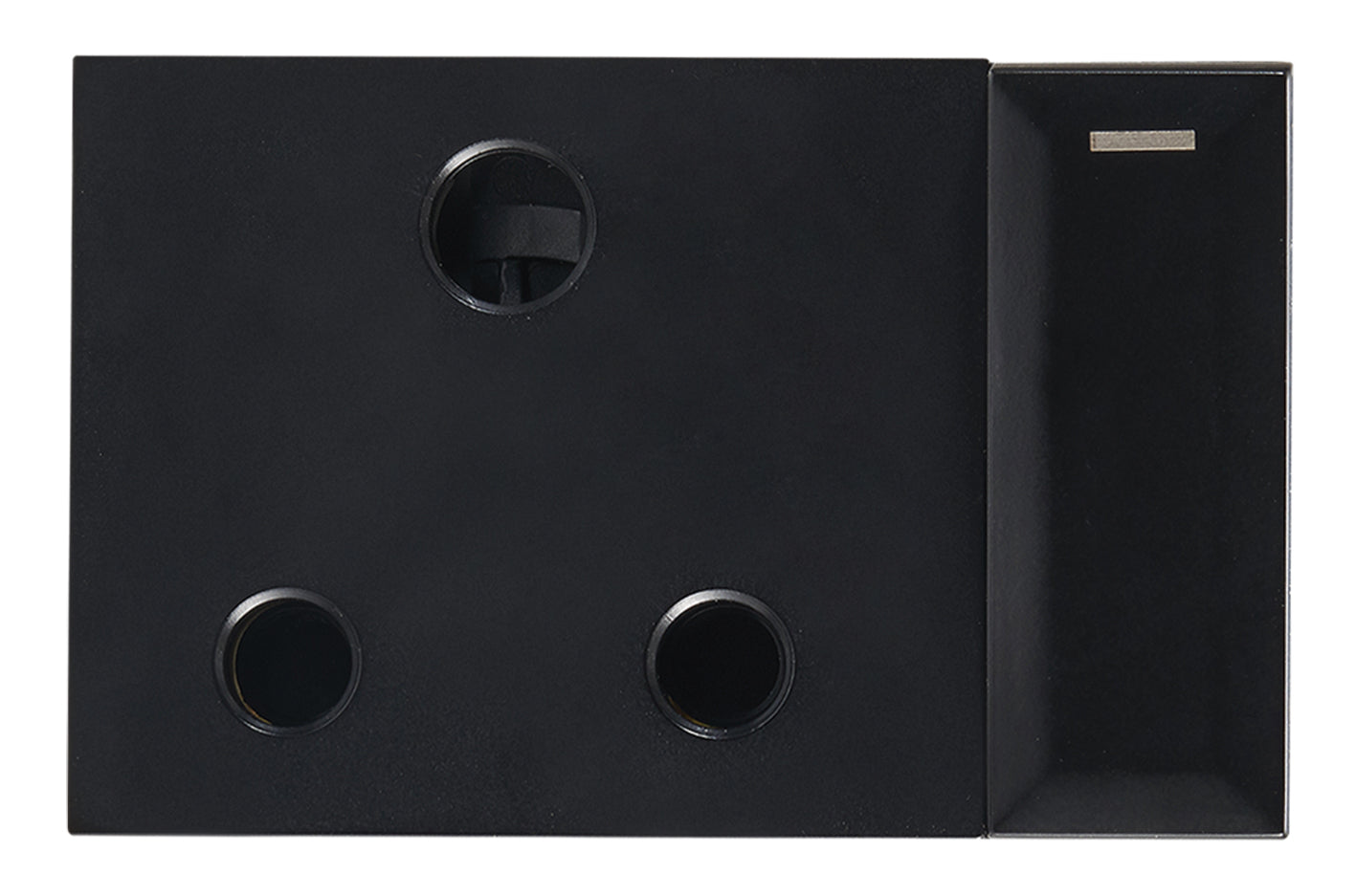 Bright Star ECP165 BLACK MODULAR BLACK 16A SWITCHED SOCKET MODULE HORIZONTA