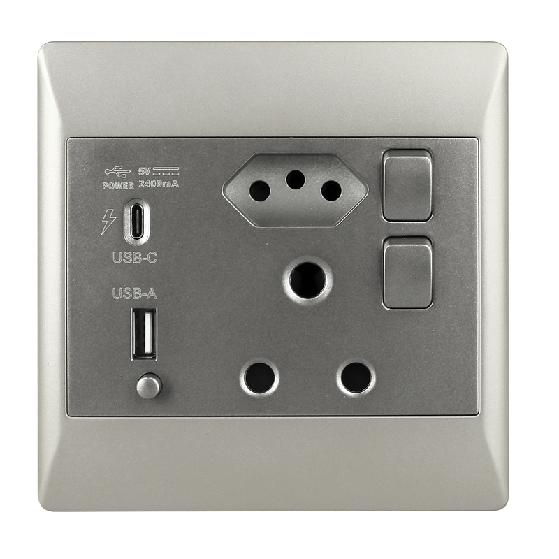 Bright Star EPL365 DUO 16 AMP PLUG + ZA PLUG + TYPE A + TYPE C