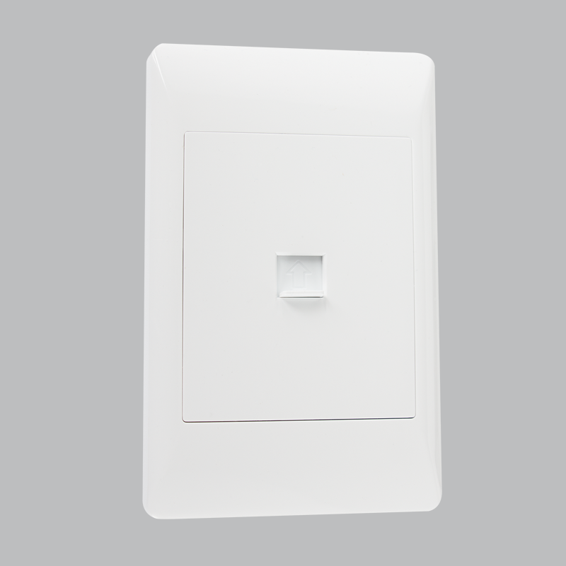 Bright Star ESW034 WHITE COMPUTER SOCKET 2 X 4 (10 per box)