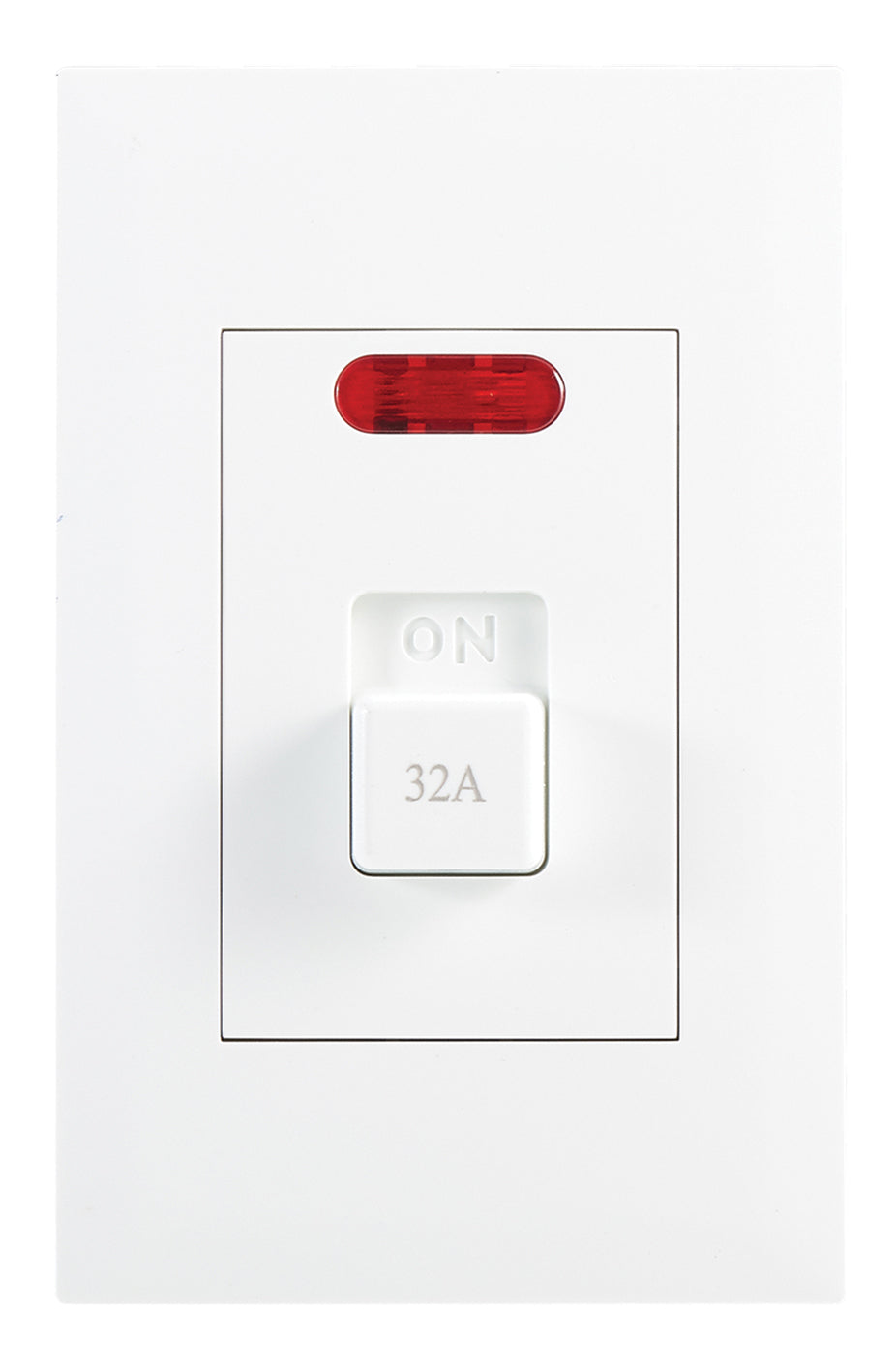 Bright Star ESW204 WHITE MODULAR WH 32A DOUBLE POLE ISOLATOR 2 X 4