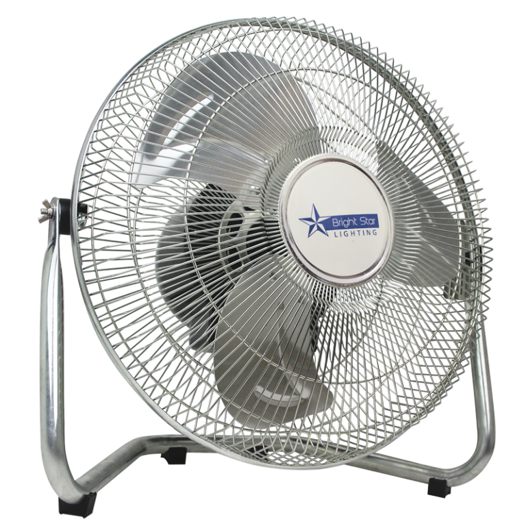Bright Star FAN010 CHROME 12" FLOOR FAN 3 SPEED 40W