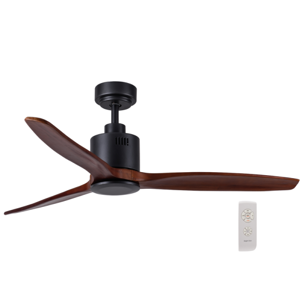 Bright Star FCF045 BK/WOOD 40W COPPER COIL DC 3 WOOD BLADES NO LIGHT
