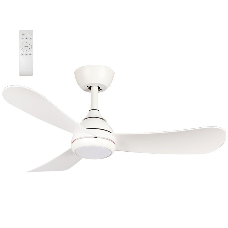 Bright Star FCF115 WHITE 18W LED CCT 30W DC MOTOR 3 ABS BLADES REMOTE