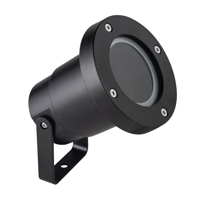 Bright Star GS015 BLACK GARDEN SPOT CLEAR COVER IP65 ABS,PC, GLS 1X5W GU10