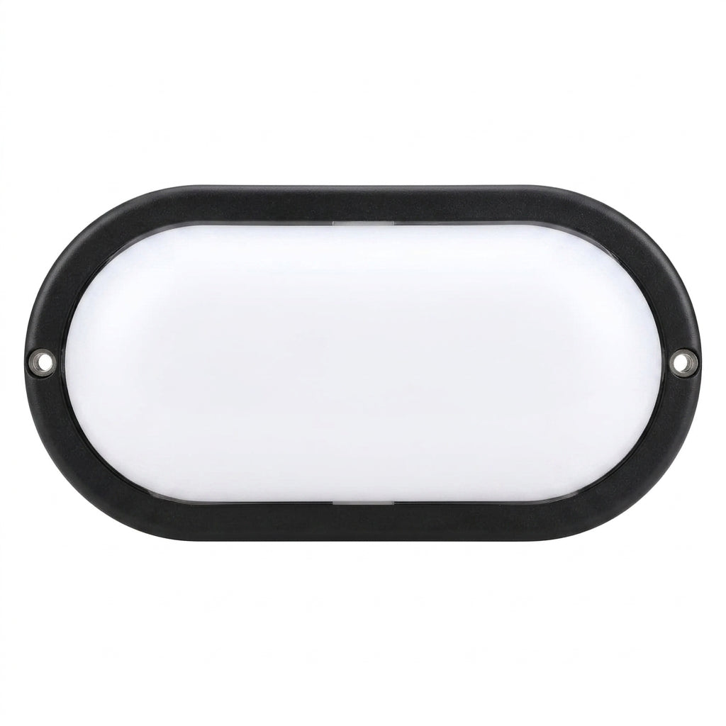 Radiant Oval 23W Integrated LED Bulkhead Light (White, 6500K, IP54) – RB200