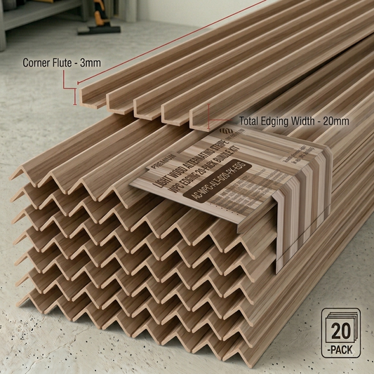 Bodie Light Oak Summer WPC Wall Panel Edging Trim (2700mm x 20 Pieces) – 45-WPA-OAK0-025