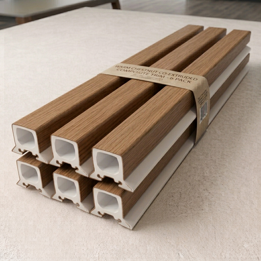 Bodie Light Oak Summer WPC Wall Panel Starter Trim 2700mm – 45-WPA-OAK0-SRT