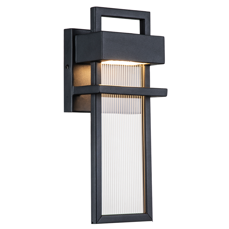 Bright Star L527 BLACK METAL & ACRYLIC IP54 9W LED 4000K 340 LUMEN