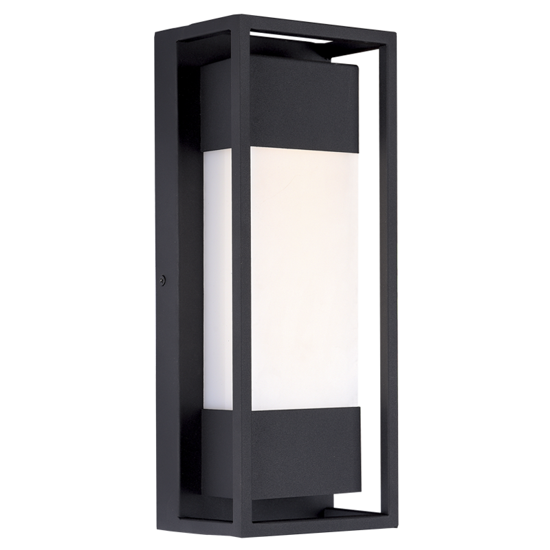 Bright Star L541 BLACK METAL & ACRYLIC IP54 12W LED 4000K 760 LUMEN