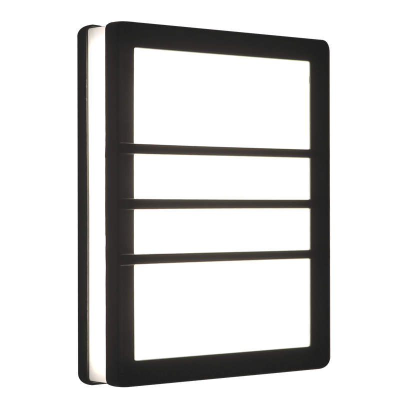 Bright Star L561 BLACK 20W LED PLASTIC OPAL PC GRID COVER IP54 3000K