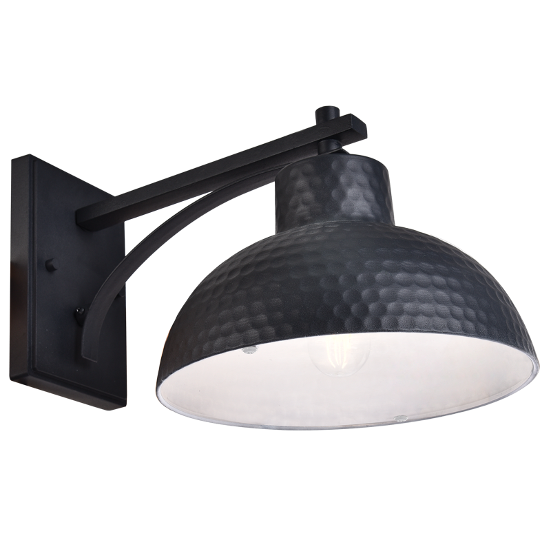 Bright Star L586 BLACK 1 x 40W ES IP54 ALUMINIUM LANTERN CLEAR GLASS