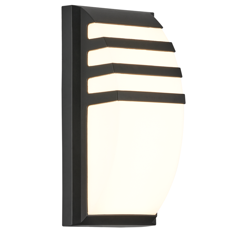 Bright Star L592 BLACK 22W LED 3000K IP65 PLASTIC LANTERN 1/2 GRID