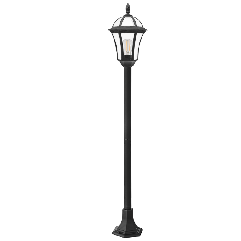 Bright Star LFL036 BLACK 6 PANEL 1HEAD PLOY BASE IP44 1X11W ES 1280MM