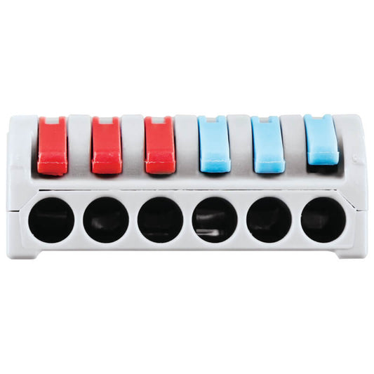 Major Tech 2-Pole Splitter Terminal Block | 32A | 450V | Screwless Connector