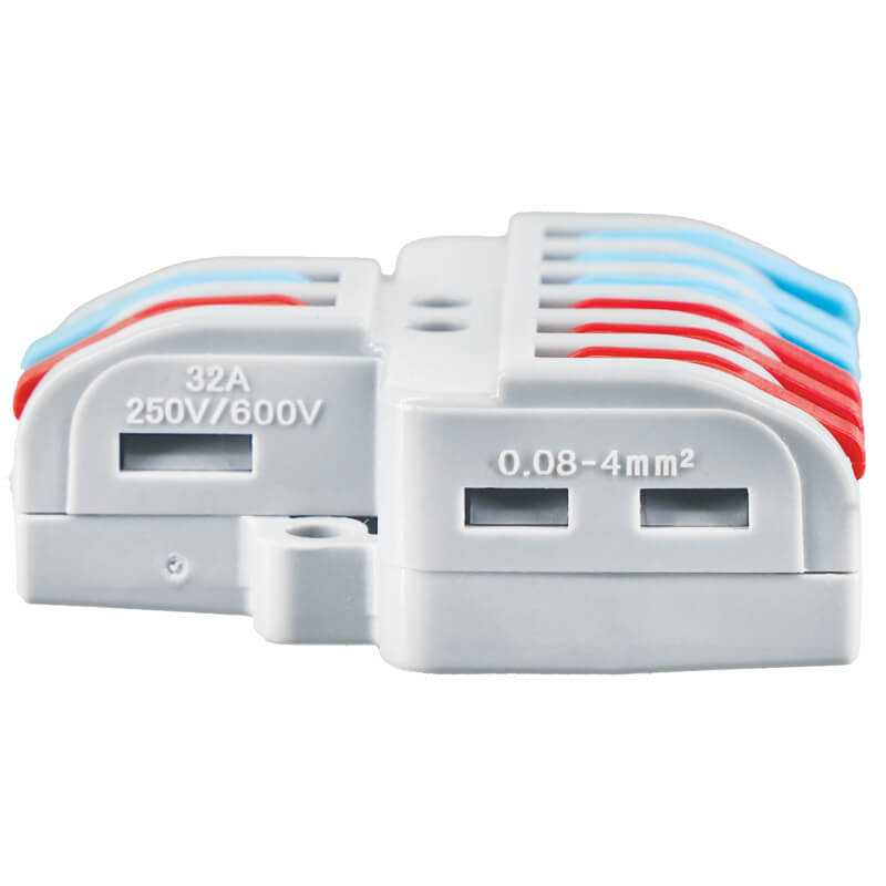 Major Tech 2-Pole Splitter Terminal Block | 32A | 450V | Screwless Connector
