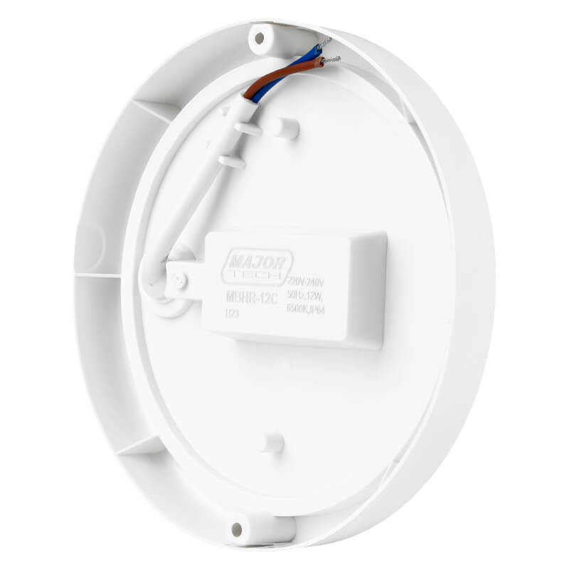 Major Tech 12W Round LED Bulkhead | 1080 Lumens | IP54 Weatherproof
