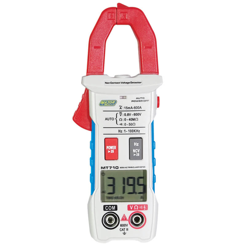 Major Tech 600A AC TRMS Smart Clamp Meter - CAT IV 300V