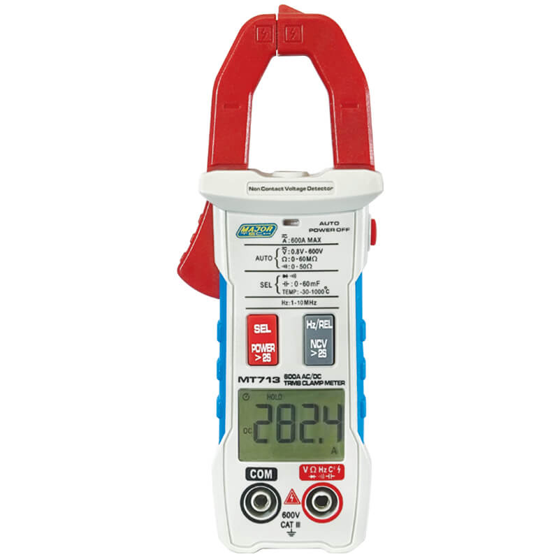 Major Tech 600A AC/DC TRMS Smart Clamp Meter - CAT IV 300V