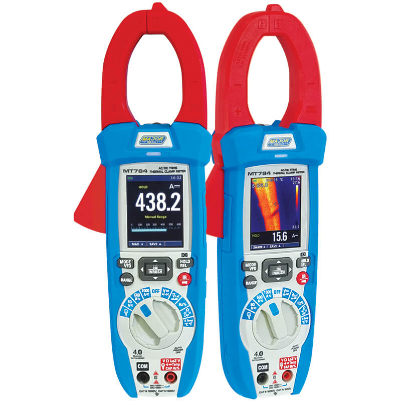 Major Tech 1500V DC 1000A AC/DC Thermal Imaging Clamp Meter – MT784
