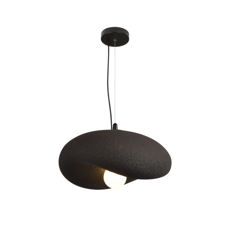 Bright Star PEN034 BLACK BLACK FOAMED PENDANT 1 X 60W ES 300MM
