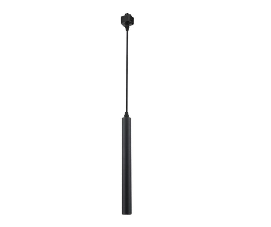 PEN234 Bright Star BLACK 1W LED ALUMINIUM PENDANT+TRACK ADAPTOR 4000K