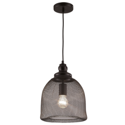 PEN526/1 Bright Star BK 1LT METAL MESH PENDANT 1X60W ES 250MM 6007226058840 258