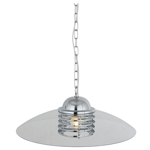 PEN6700/1 Bright Star POLISHED CHROME WITH SMOKY GLASS 1X60W ES 450MM