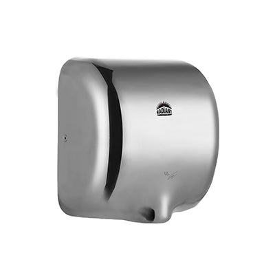 Radiant 550–650W Polished Stainless Steel Commercial Hand Dryer (IP13) – RHD3