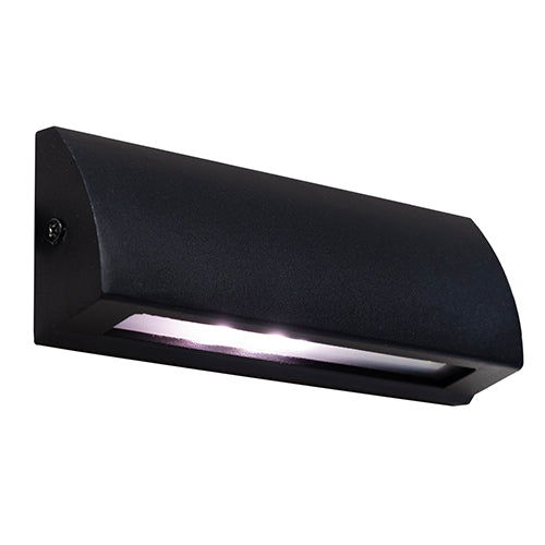 Radiant Basix 6W Integrated LED Outdoor Wall Light (Black, 4000K, IP54) – RO435