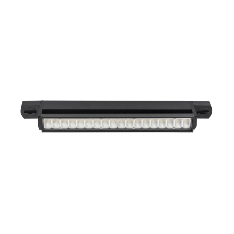 S096/20 Bright Star W - BLACK 20W ALU+PC TRACKLIGHT 4000K 1900 LUMEN 404MM