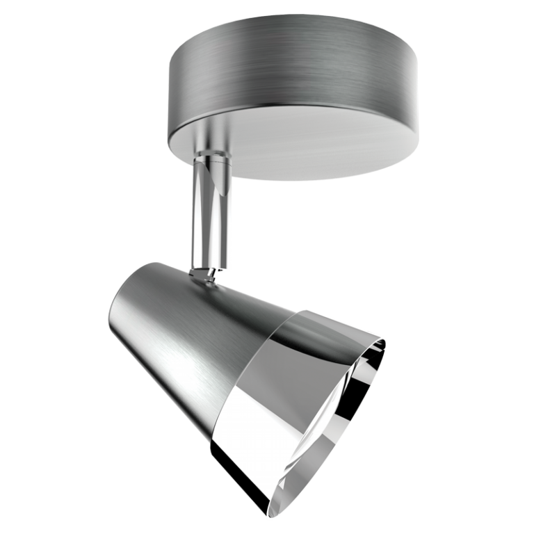 S171/1 Bright Star SATIN SATIN & POLISH CHR 1X50W GU10 BASE 80MM