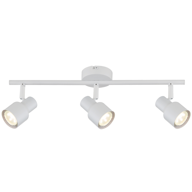 S421/3 Bright Star WHITE WHITE SPOTLIGHT 3X50W GU10 LED BAR 450MM