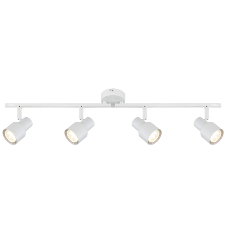 S421/4 Bright Star WHITE WHITE SPOTLIGHT 4X50W GU10 LED BAR 700MM