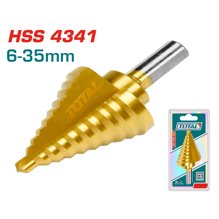Total Step Drill Bit (Cone Bit) 6-35Mm Professional TAC7563501