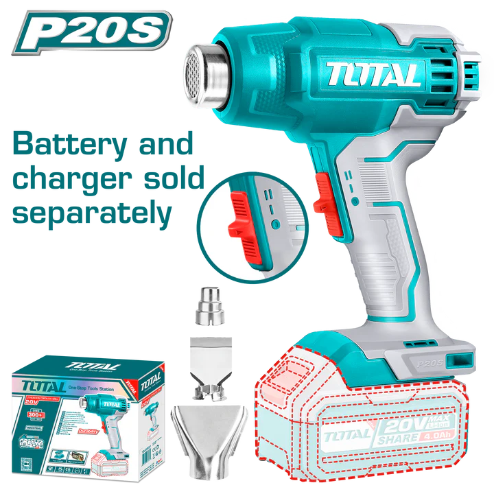 Total 20v P20s Lithium-ion Heat Gun Solo Tbli2002