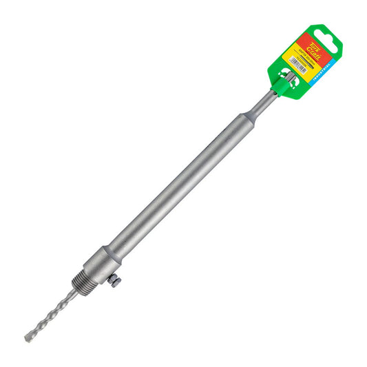 Tork Craft 110mm TCT Hollow Core Drill Bit & 300mm SDS Plus Arbor Set (M22 Thread) – TC322213 + TC322228