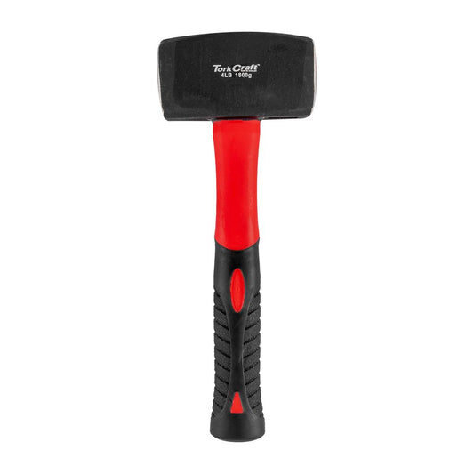 Tork Craft 1.8kg (4lb) Club Hammer with Shock-Absorbing Fibreglass Handle (220mm) – TC608018